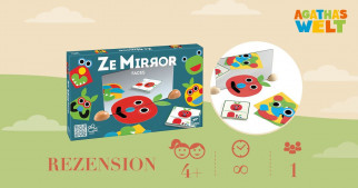 Rezension des lustigen Spiels Djeco: Ze Mirror – Faces (Spiegelbilder - Gesichter)