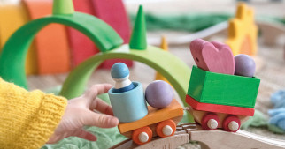 Grimm's: Dúhovo farebné, extra veľké a fantasticky kreatívne hračky