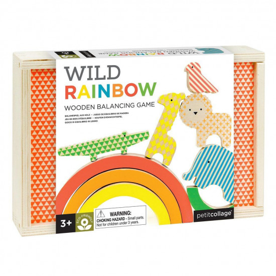 Balancespiel - Regenbogen mit Tieren