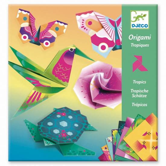Origami-Bastelset Tropics