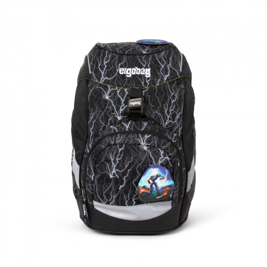 Školský batoh Ergobag prime – Black 2020 - reflexný