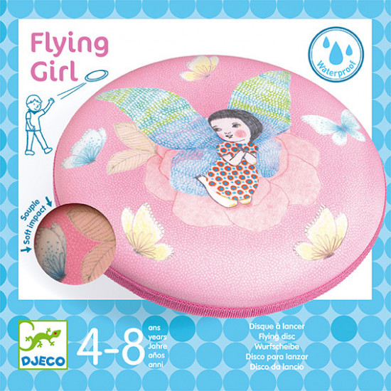 Frisbee Wurfscheibe - Flying Girl
