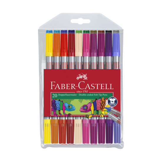 Detské fixky Faber-Castell - 20 farieb