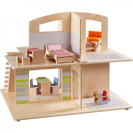 Domček pre bábiky - mestská vila pre malých priateľov