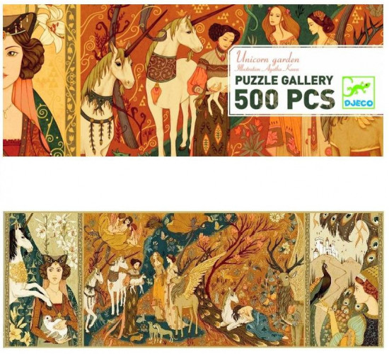 Puzzle - giardino degli unicorni - 500 pezzi