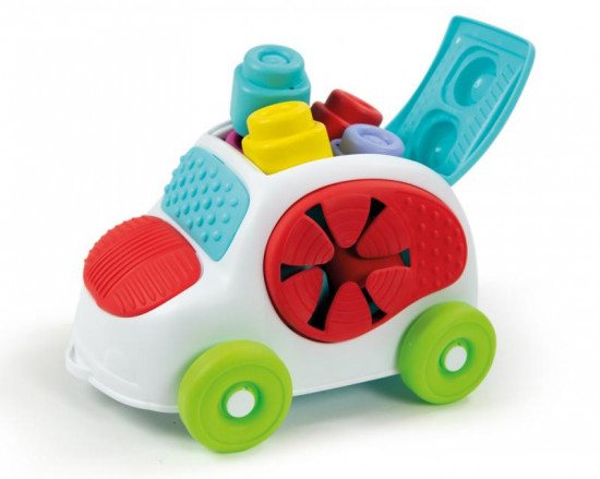 Clemmy Baby – Kübel mit Würfeln - Spielzeugauto