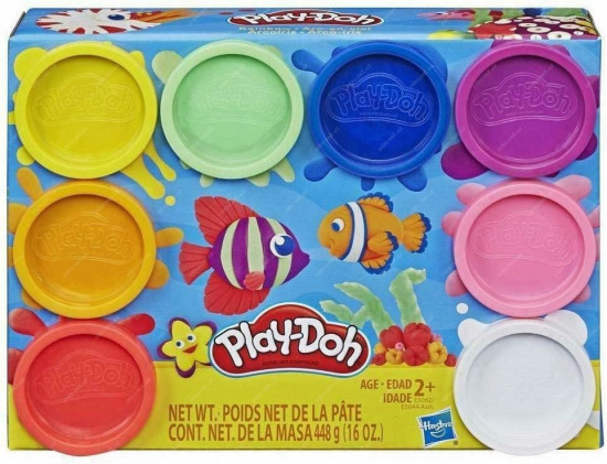 Play-Doh komplet 8 lončkov