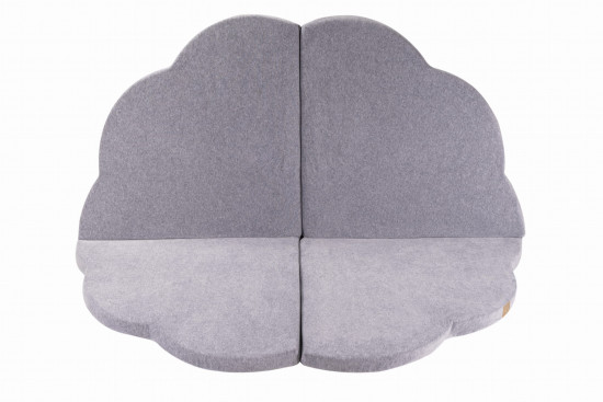Tappeto da gioco a forma di nuvola in gommapiuma: grigio chiaro