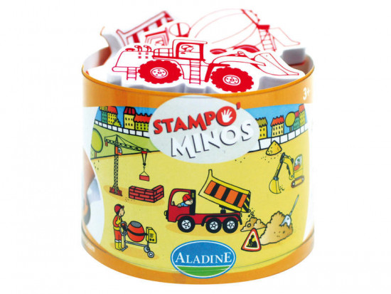 Kinderstempeln StampoMinos - Auf der Baustelle