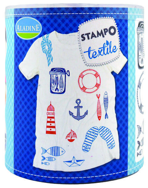 Stampo Textil - Marina - 13 Stück