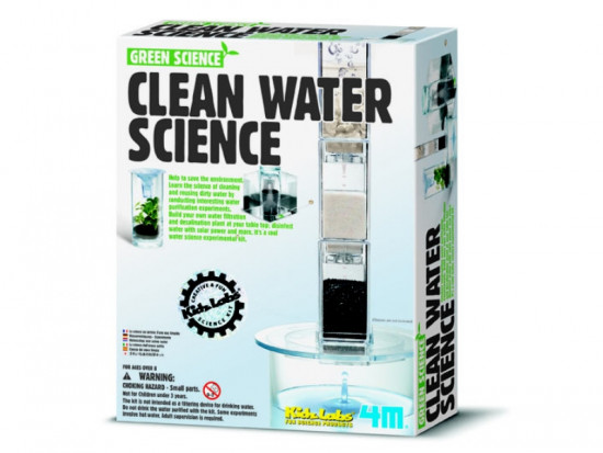 Čistá voda - pokusy s filtrovaním