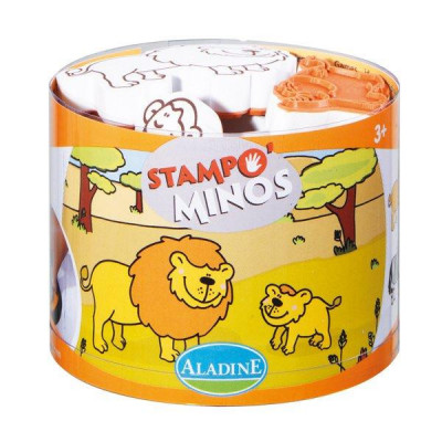 Levně Dětská razítka StampoMinos - Safari