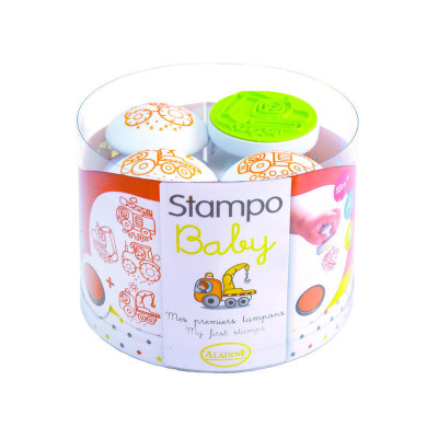 Levně Dětská razítka StampoBaby - Stroje