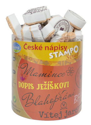 Levně Stampo scrap - České nápisy