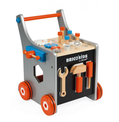 Brico'Kids Werkbankwagen groß (aus Holz)