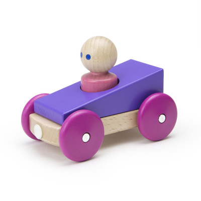 Levně Magnetické autíčko TEGU - Purple Racer