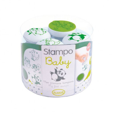 Levně Dětská razítka StampoBaby - Zvířátka z daleka