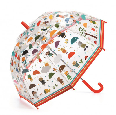Levně Dětský deštník - pod kapkami deště