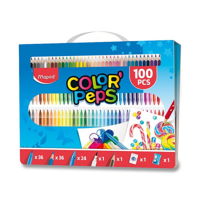 Maped Maped Set d'arte Color’Peps Box - 100 pezzi
