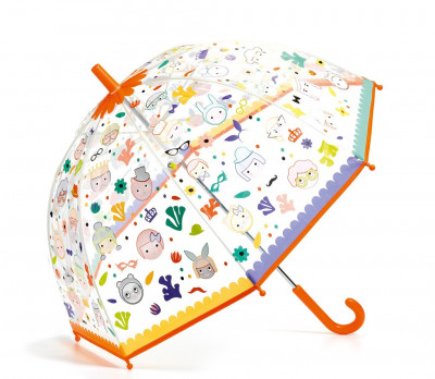 Levně Dětský deštník s magickou barvou - tváře