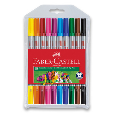 Levně Dětské fixy Faber-Castell - 10 barev