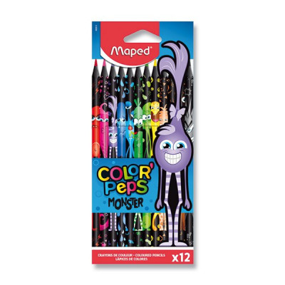 Levně Pastelky Maped Color'Peps Monster - 12 barev