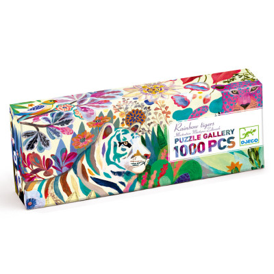 Levně Puzzle - Duhový tygr - 1000 ks