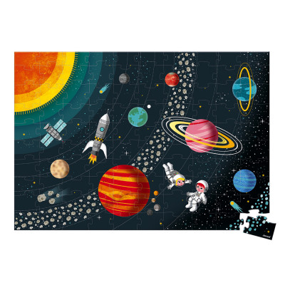 Levně Vzdělávací puzzle - Vesmír a sluneční soustava - 100 ks