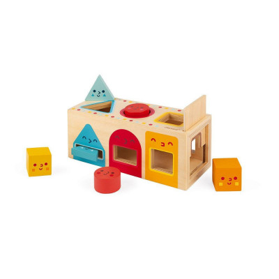 Levně Dřevěná vkládačka - Tvary - série Montessori