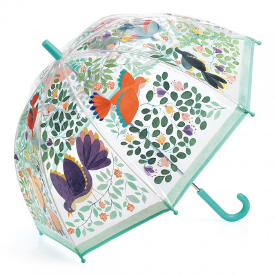 Levně Dětský deštník - květy a ptáci