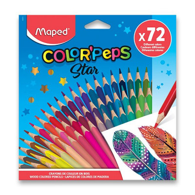 Levně Pastelky Maped Color'Peps - 72 barev