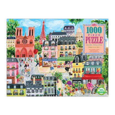 Levně Puzzle - Den v Paříži - 1000 dílků