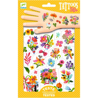 Levně Tetování - akvarelové květy