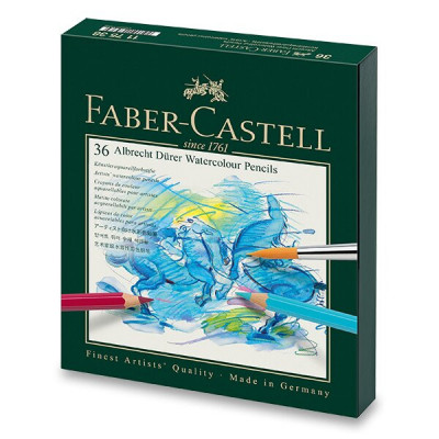 Levně Akvarelové pastelky Faber-Castell Albrecht Dürer - studio box - 36 barev