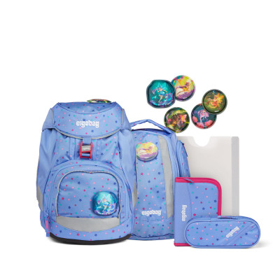 Levně Školní 6dílný set Ergobag pack - Magical blue