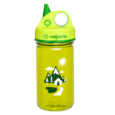Levně Dětská lahev na pití Nalgene Grip´n Gulp - Green Tail, 350 ml