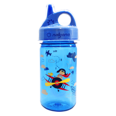 Levně Dětská lahev na pití Nalgene Grip´n Gulp, Sippy Cup - Biplane, 350 ml