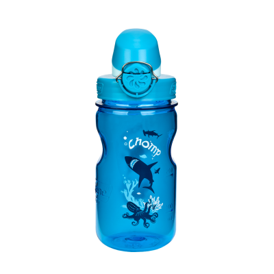 Levně Dětská lahev na pití Nalgene On The Fly Kids - Blue with Shark, 350 ml