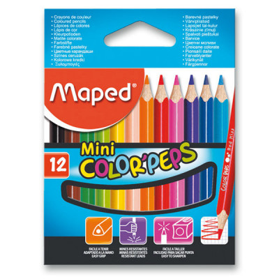 Pastelky Maped Color´s Peps Mini- 12 farieb