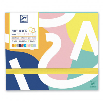 Levně Umělecký blok - barevné papíry