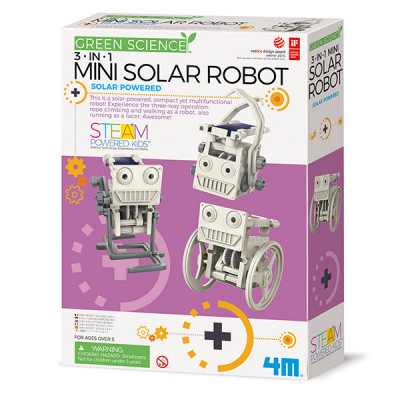 Levně Mini solární robot 3v1