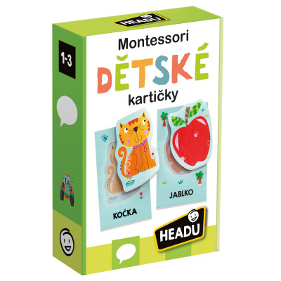 Levně HEADU: Montessori dětské kartičky
