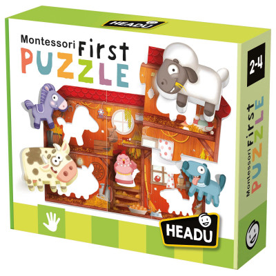 Levně HEADU: Montessori - Moje první puzzle - Farma