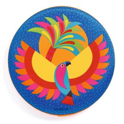 Frisbee - létající talíř - Papoušek