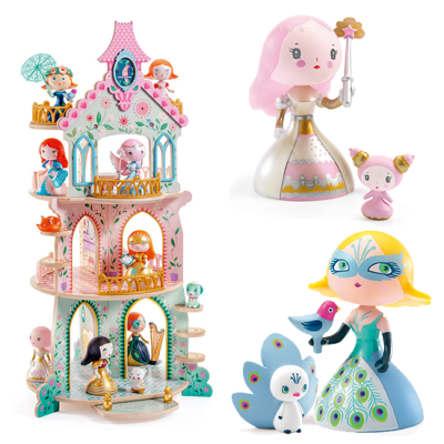 Balíček Arty Toys - princezny Candy & Columba & Věž pro princezny