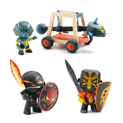 Balíček Arty Toys - rytíři Spike & Volcano & Spider a beranidlo