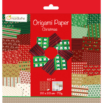 Sada origami papírů - Vánoce