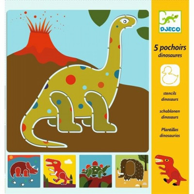 Levně Kreslící šablony - Dinosauři