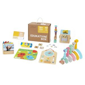 Sada naučných hraček pro děti od 3 let  - edukativní box - Sleva poškozený obal