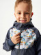 Ungefütterte Softshell-Jacke für Kinder Basic, Dunkelblau, Bagger